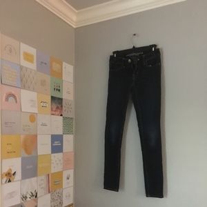 jegging, American eagle jeans, dark wash